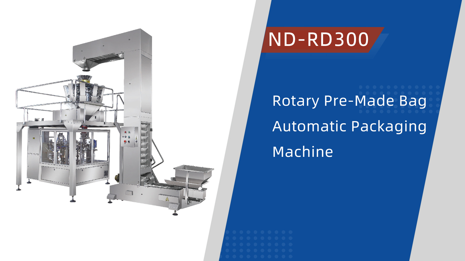 ND-RD300 Rotary Pre-Made Bag Automatic Packaging Machine Video cover