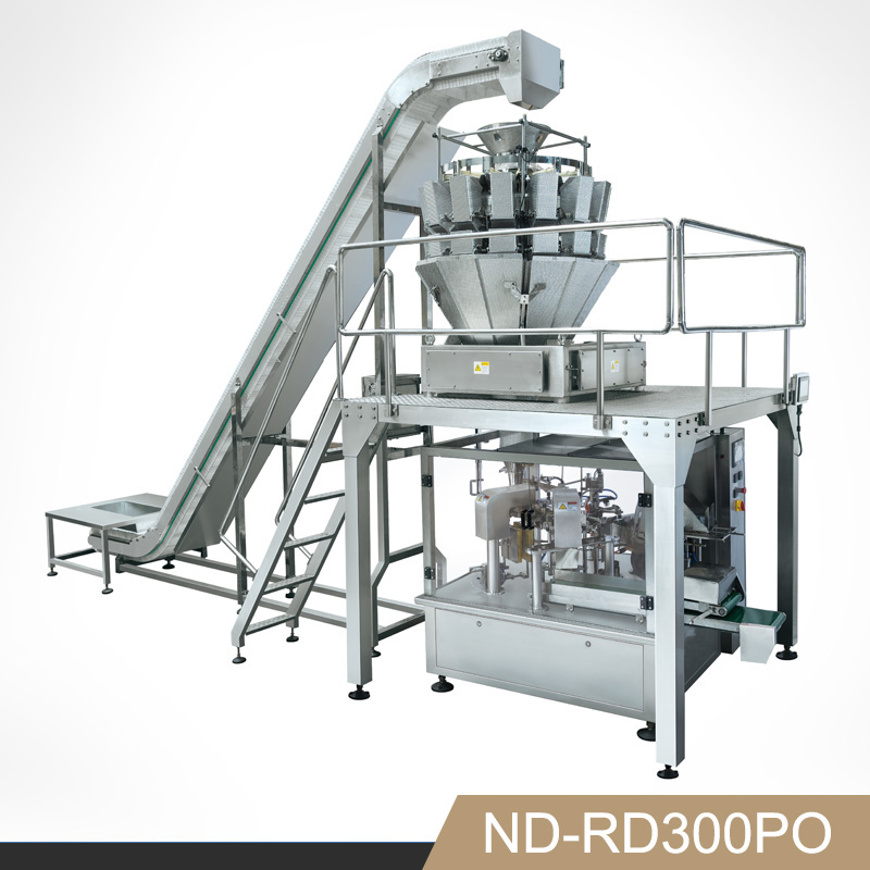 Automatic Rotary Pre-made Bag Packaging Machine for high-speed pouch filling