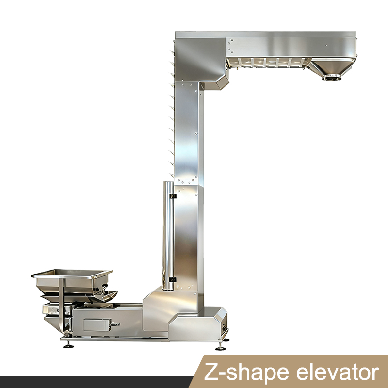 Bag feeding section of the pre-made bag packaging machine