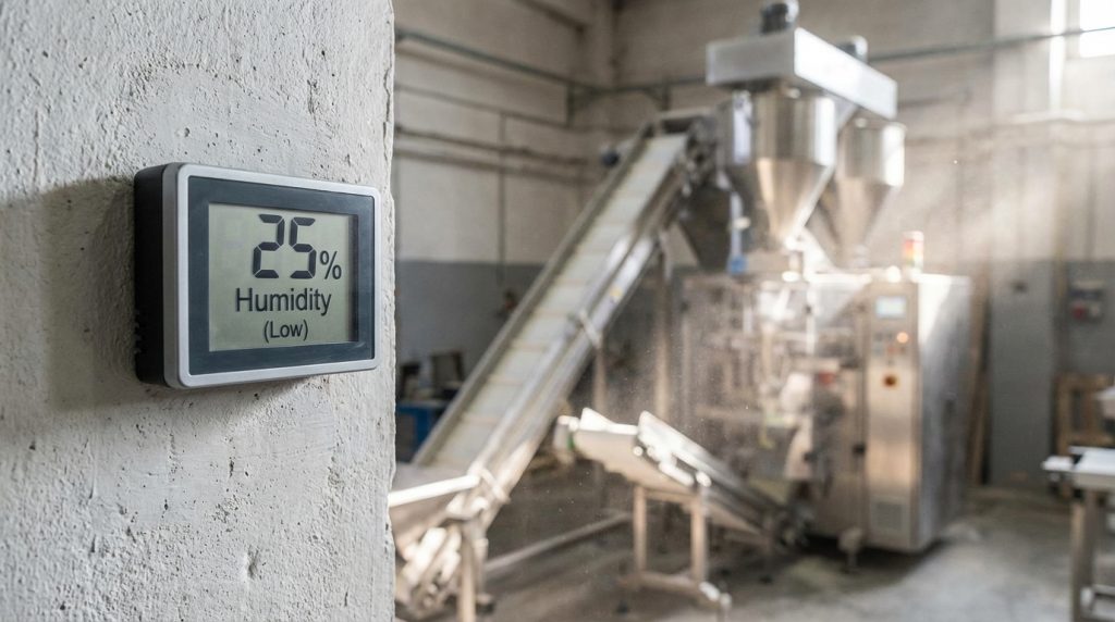 Digital Hygrometer Reading Low Humidity