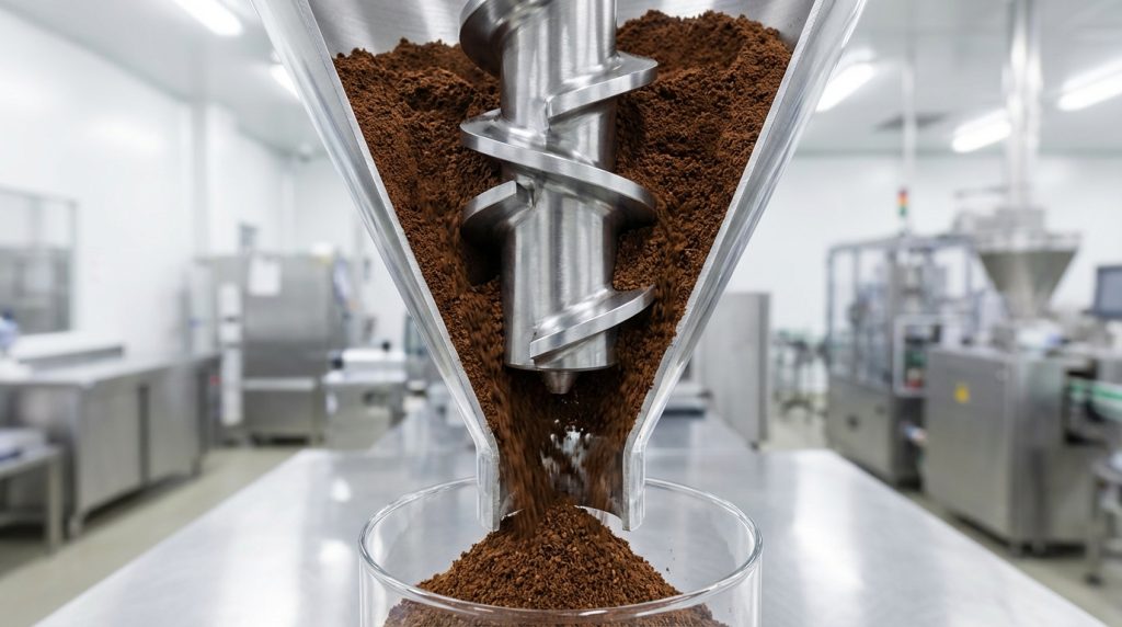 stainless_steel_auger_coffee_dispenser