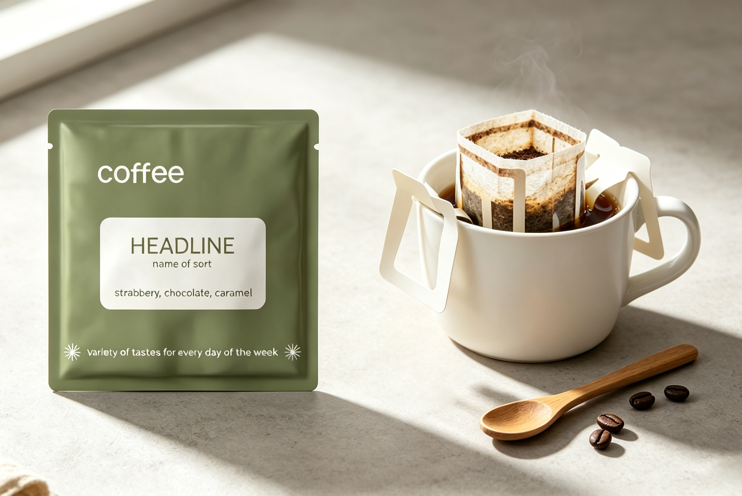 Drip Coffee Pre-made Bag